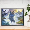 Diamond Painting-DIY Full Round Drill Wolf
