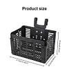 Foldable Bicycle Basket Detachable Handlebar Basket Handlebar Front Storage Rack