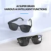 Smart Glasses Earphones Automatic Voice Translation BT 5.4 AI Translator Glasses