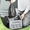 Folding Collapsible Toilet for Adults & Kids Emergency Toilet with Lid & Reusable for Camping Travel Outdoor Car RV & Emergency Use