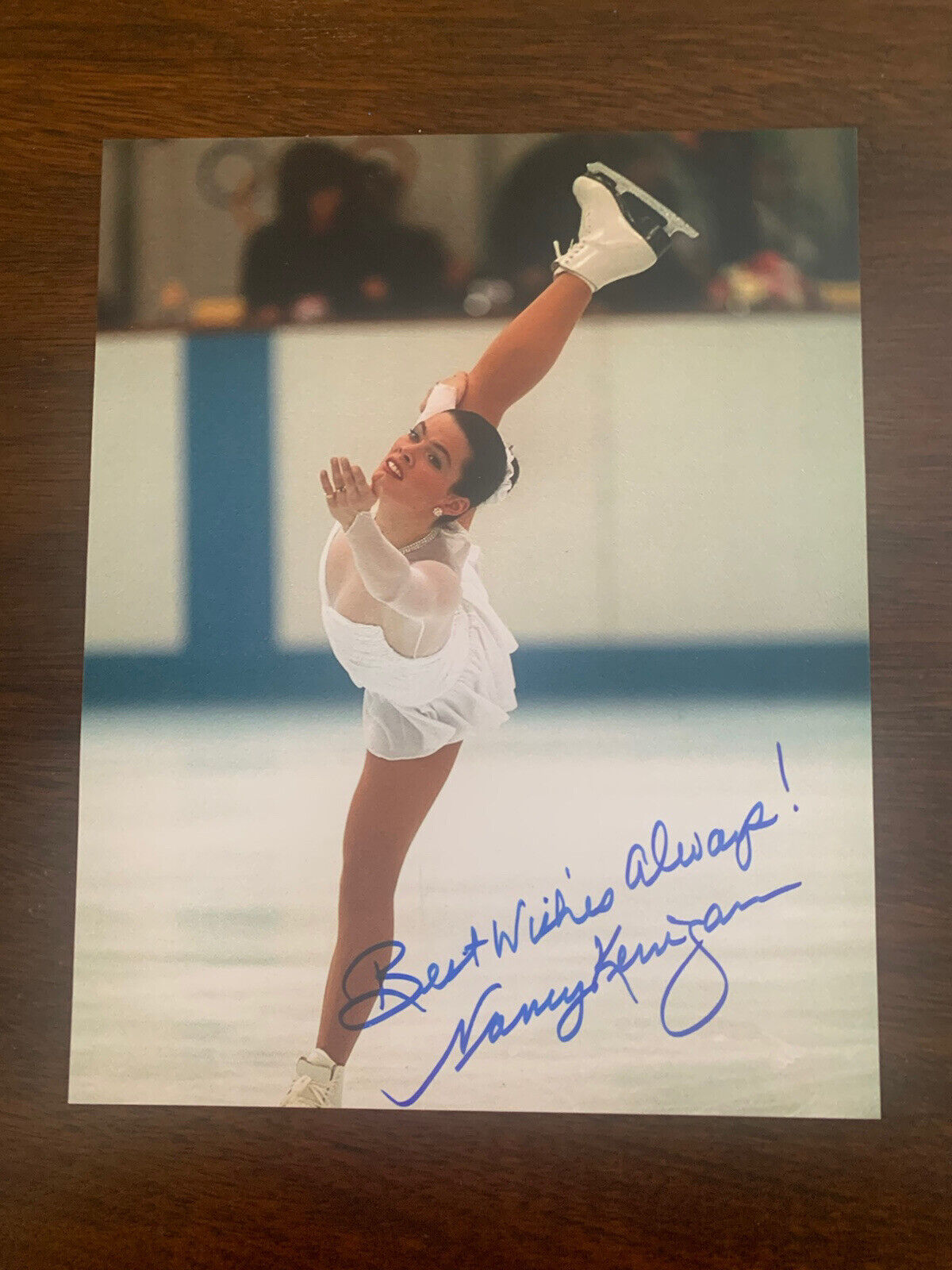 Nancy Kerrigan Signed 8x10 Photo Poster painting Olympic Medalist Figure Skater Autographed