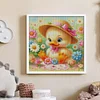 Yellow Duck-14CT Stamped Cross Stitch Egyptian Cotton 60*60cm/23.62*23.62in(Big Size)