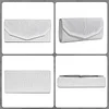Abendtasche Damen Clutch, Elegant Brauttasche, Handtasche Hochzeit, Damen Kettentasche, Mädchen klein Umhängetasche für Party Freizeit