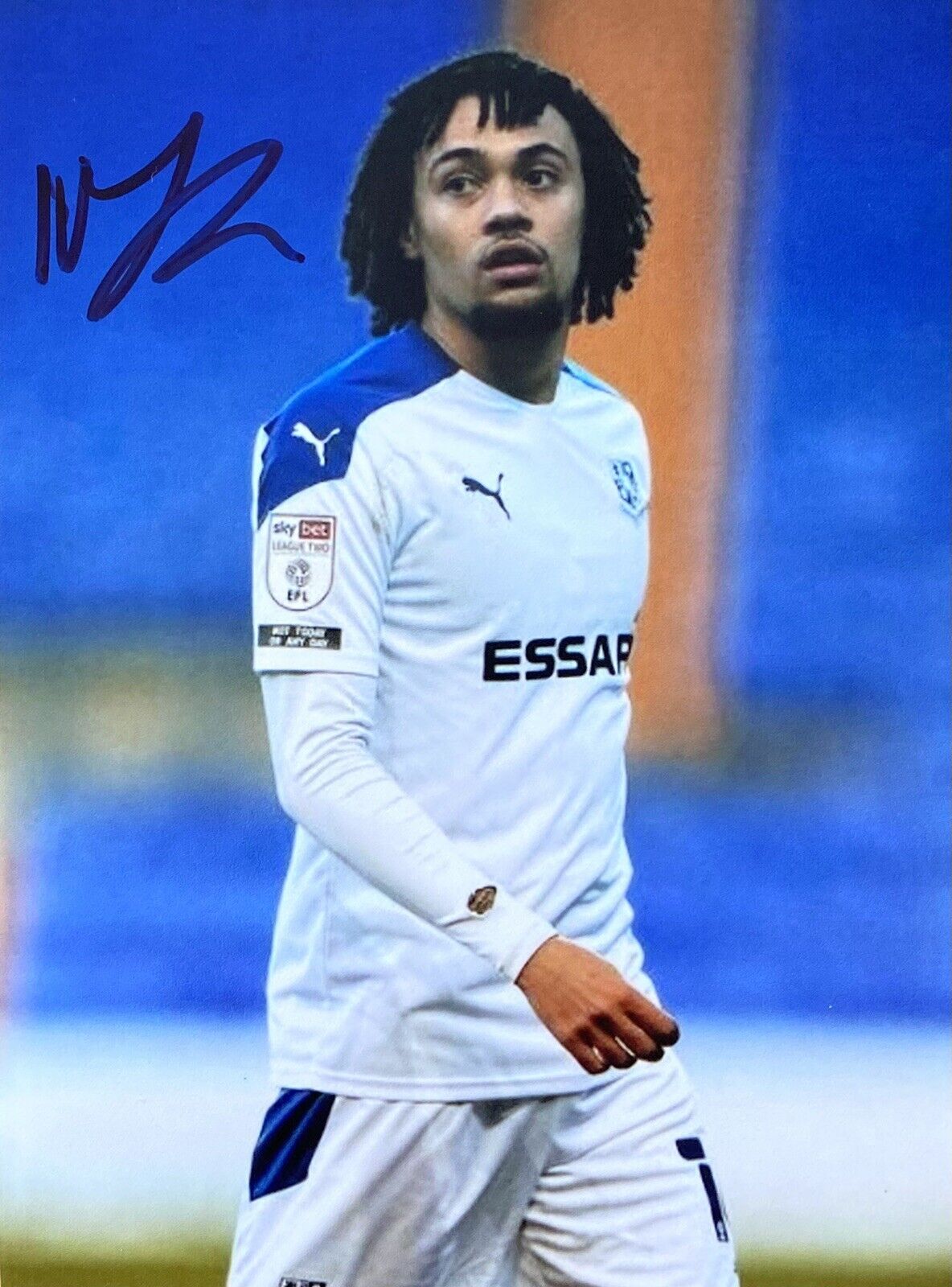 Nya Kirby Genuine Hand Signed Tranmere Rovers 6X4 Photo Poster painting