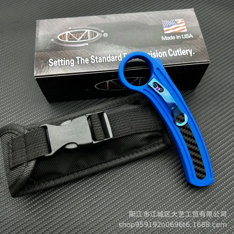 Spot Cross-Border Direct Supply Zinc Alloy Outdoor Camping Otf Tactical Machete Handle Edc Folding Knife Accessories Portable Tools