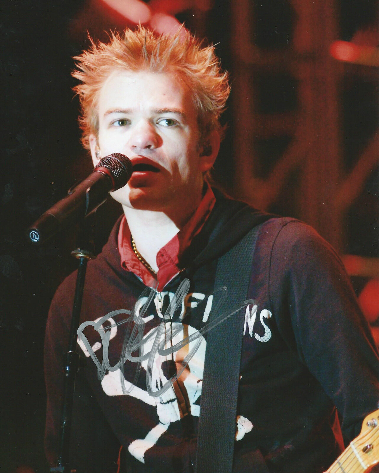 **GFA Sum 41 *DERYCK WHIBLEY* Signed 8x10 Photo Poster painting PROOF COA**