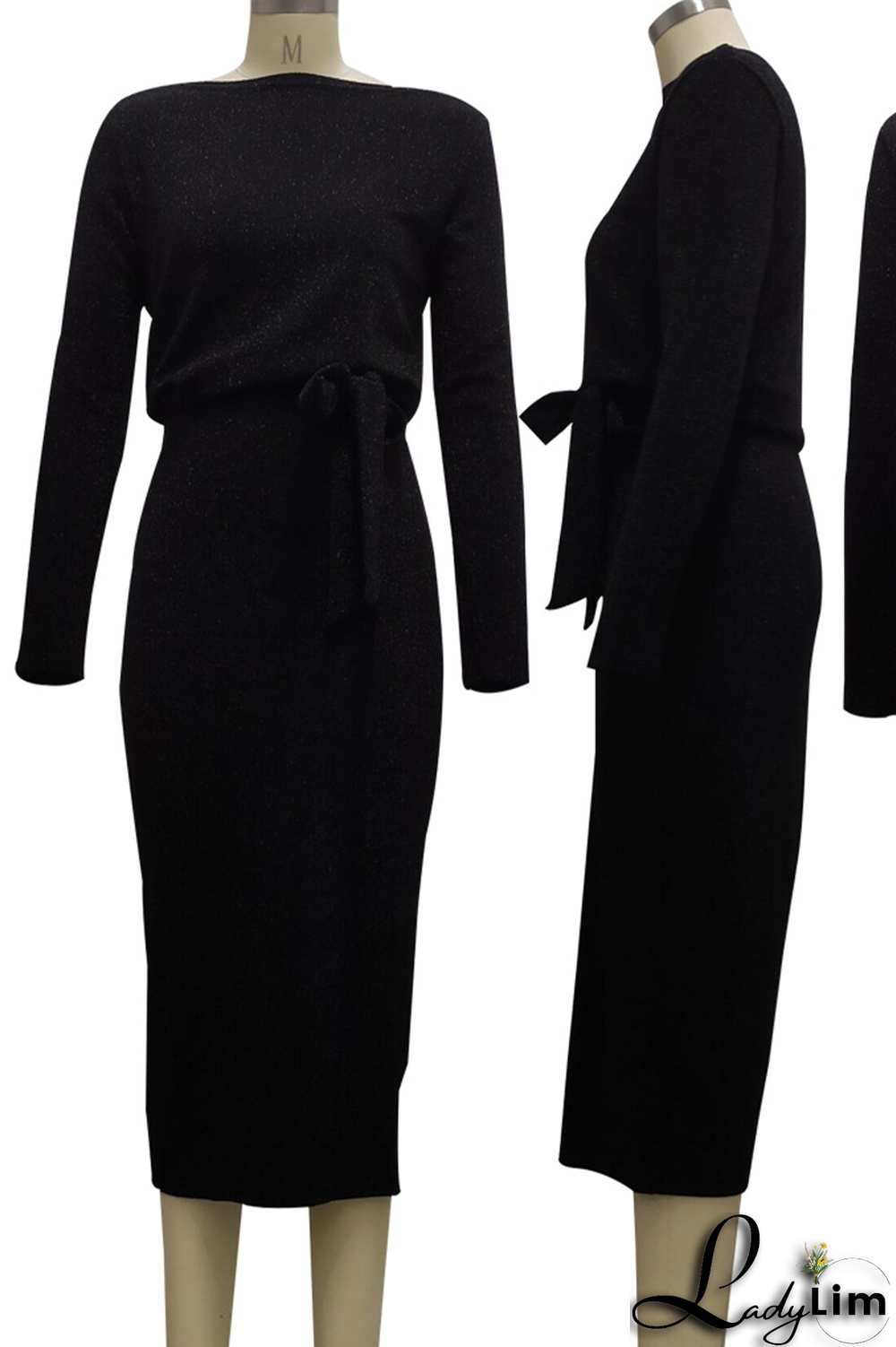 Burgundy Casual Solid Split Joint Off the Shoulder Waist Skirt Dresses