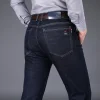 Business straight fit stretch jeans