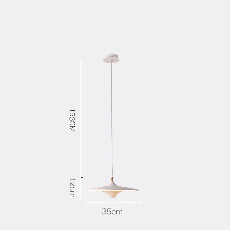 Simple and Creative Flying Saucer Chandelier Dining Room Minimalist Nordic Postmodern Restaurant Bedside Bar Front Desk Round Mahjong Lamp