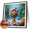 (US Only)Diamond Painting - Full Round Drill - Lion (Canvas|40*40cm)