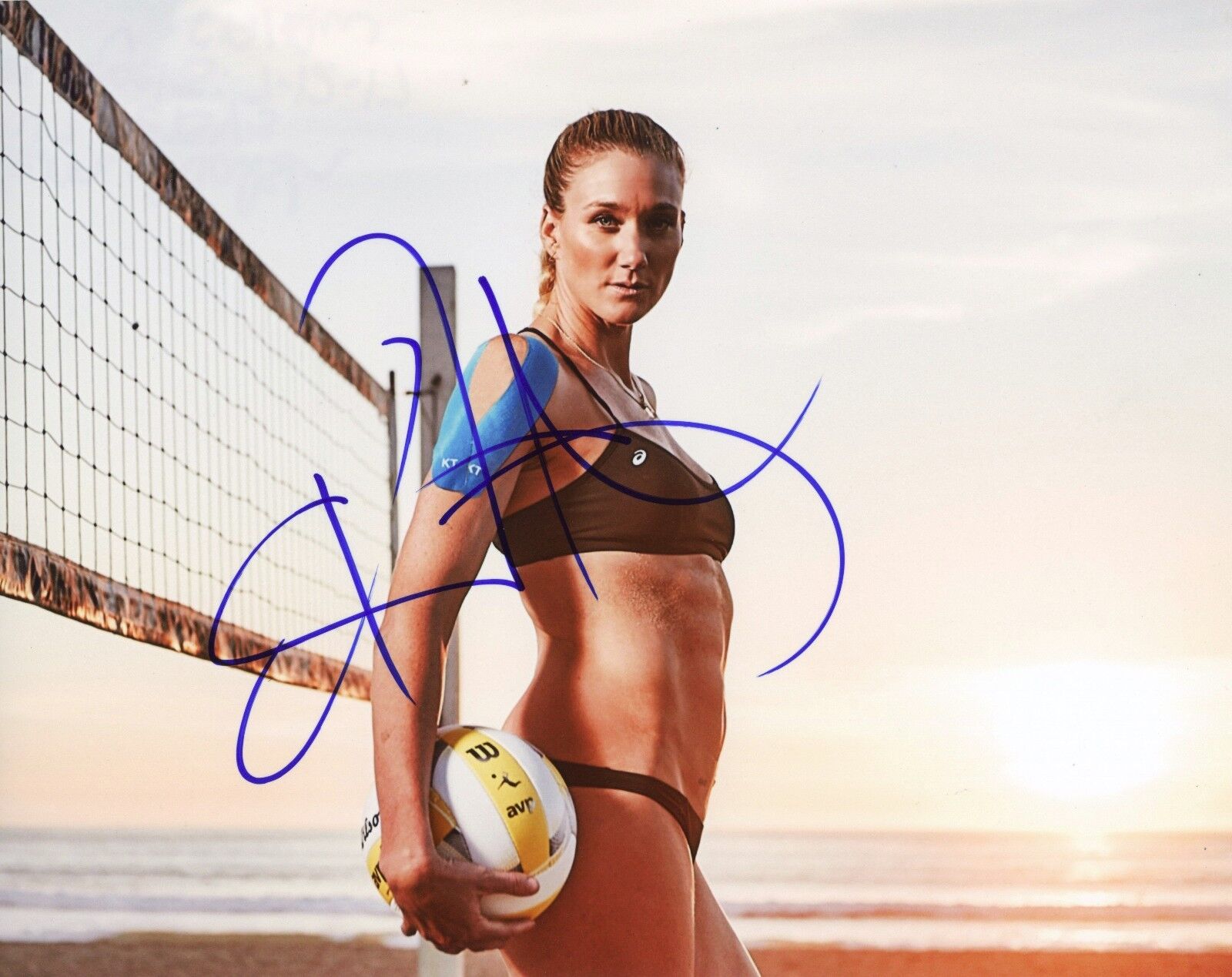 ~~ KERRI WALSH JENNINGS Authentic Hand-Signed SEXY VOLLYBALL