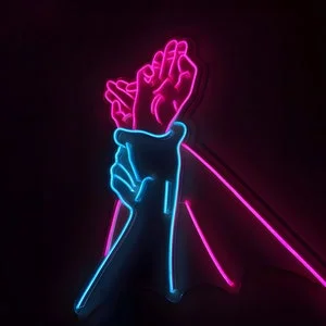Pornhint Passion LED Neon Sign, Custom Sexy Woman Bedroom Party Bar Wall Room Decor LED Lady Neon light Wedding Personalized romance NSFW