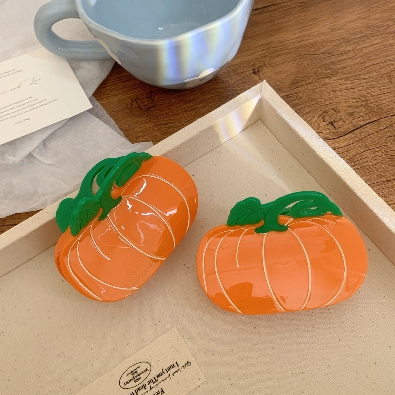 Halloween Minimalist Classic Style Women’s Pumpkin Acetic Acid Sheets Hair Claws