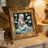 Special Shape Rhinestone Diamond Painting Kit Partial Drill(Lotus Lady)