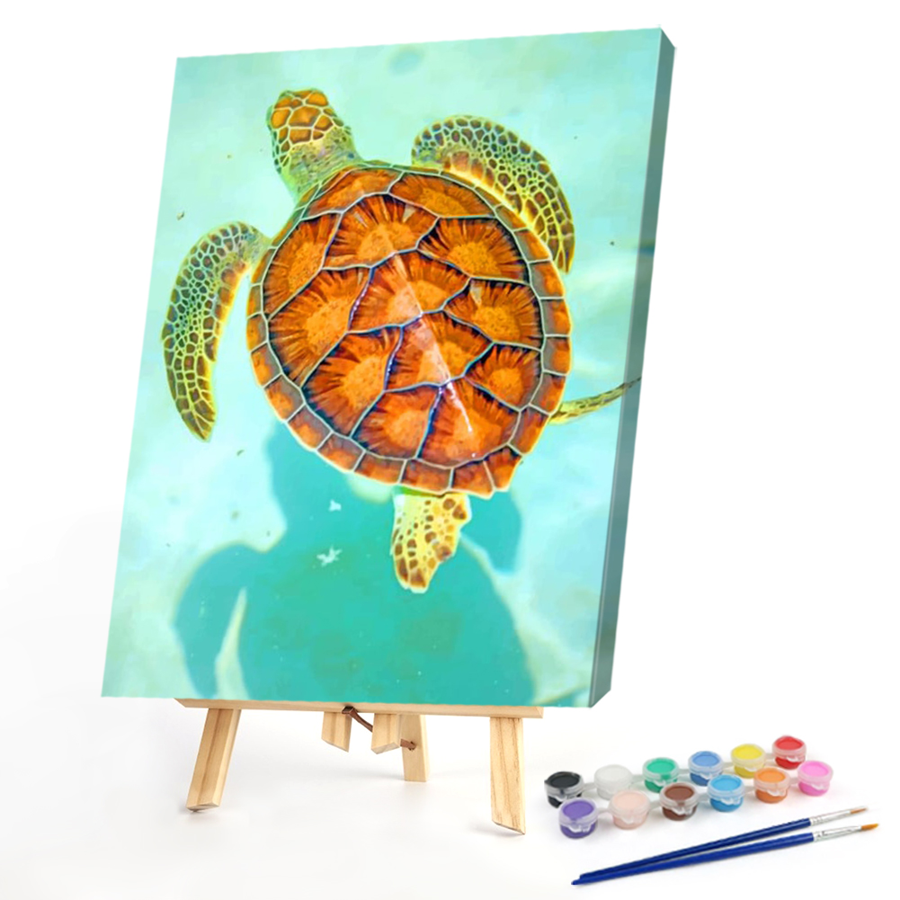 

40*50CM - Paint By Numbers - Sea Turtle, 501 Original
