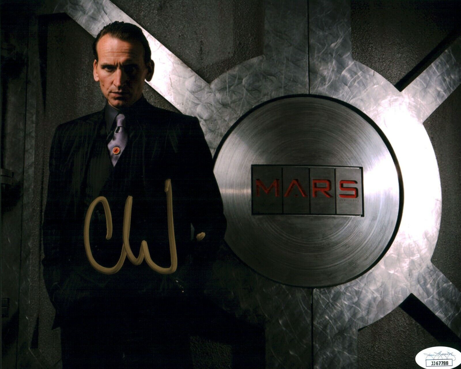 Christopher Eccleston GI Joe 8x10 Photo Poster painting Signed Autographed JSA Certified COA