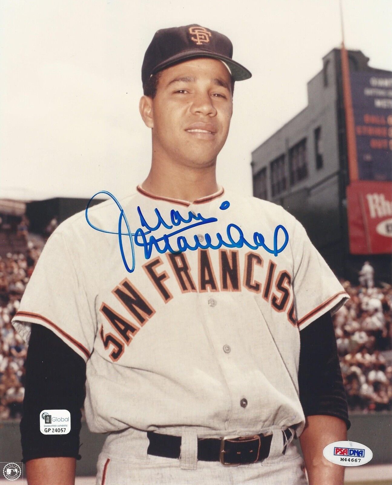 Juan Marichal San Francisco Giants signed 8x10 Photo Poster painting PSA/DNA #M44667