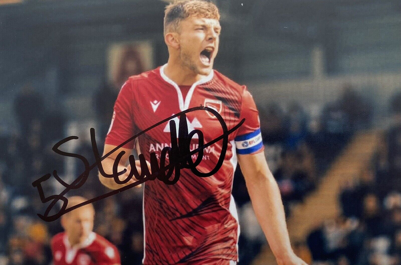 Sam Lavelle Genuine Hand Signed Morecambe FC 6X4 Photo Poster painting 3