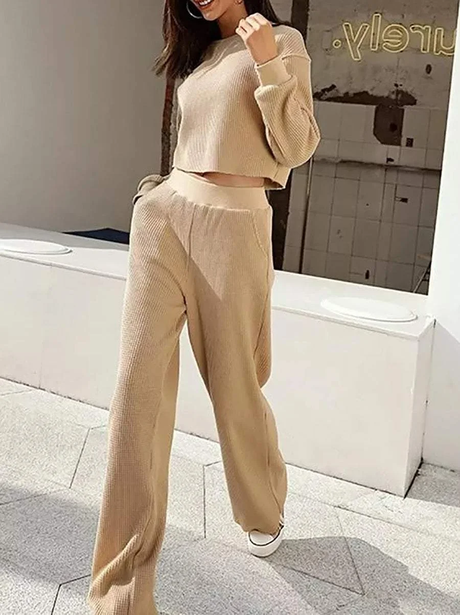Women Fashion Casual Sweater Set