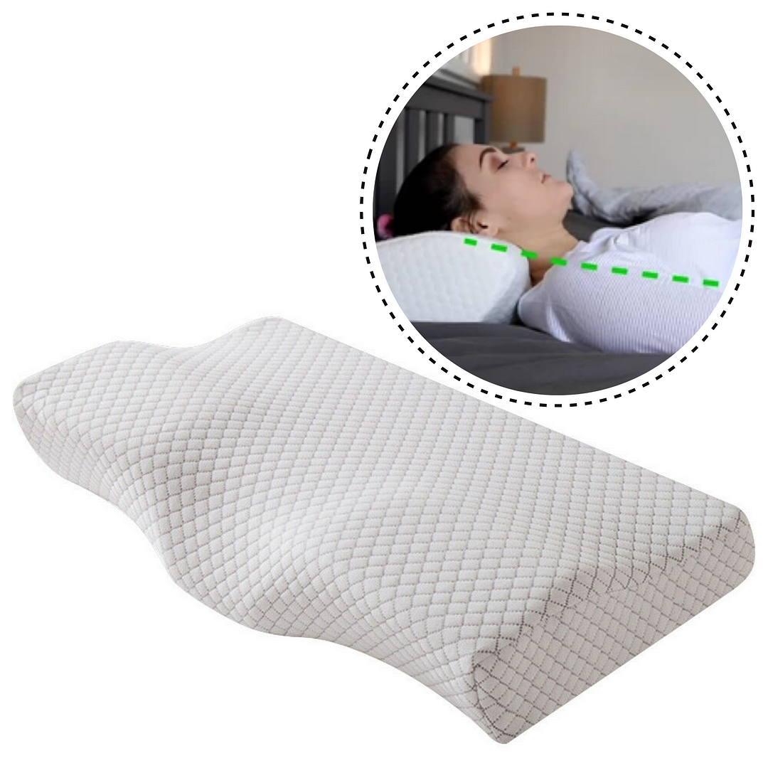 Memory Foam Orthopedic Ergonomic Pillow - vzzhome