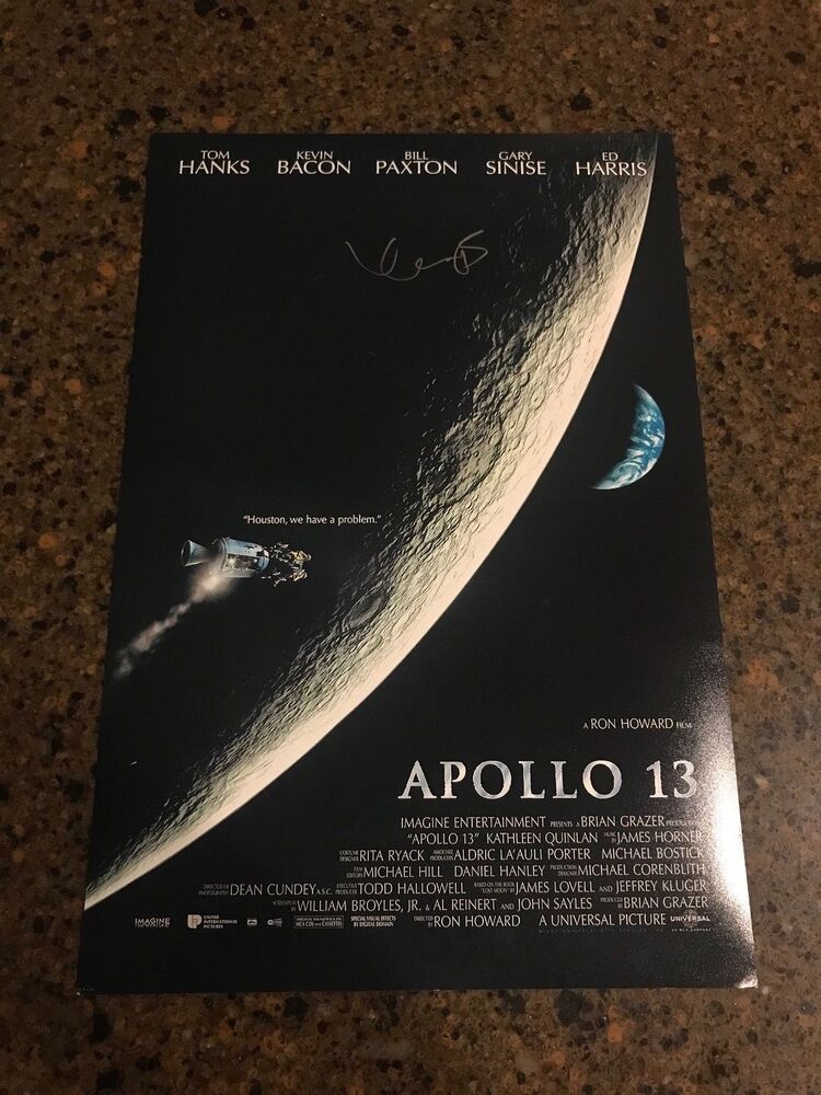 * KEVIN BACON * autographed signed 12x18 Photo Poster painting poster * APOLLO 13 * 1