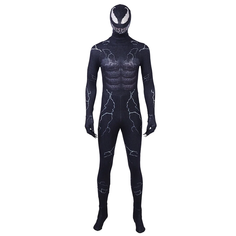 Venom Black Bodysuit Halloween Cosplay Costume