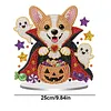 Halloween Puppy Special Shaped 2D Flat DIY Diamond Painting Ornament