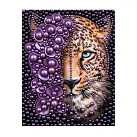 Leopard Eye Flower - Pearls Painting