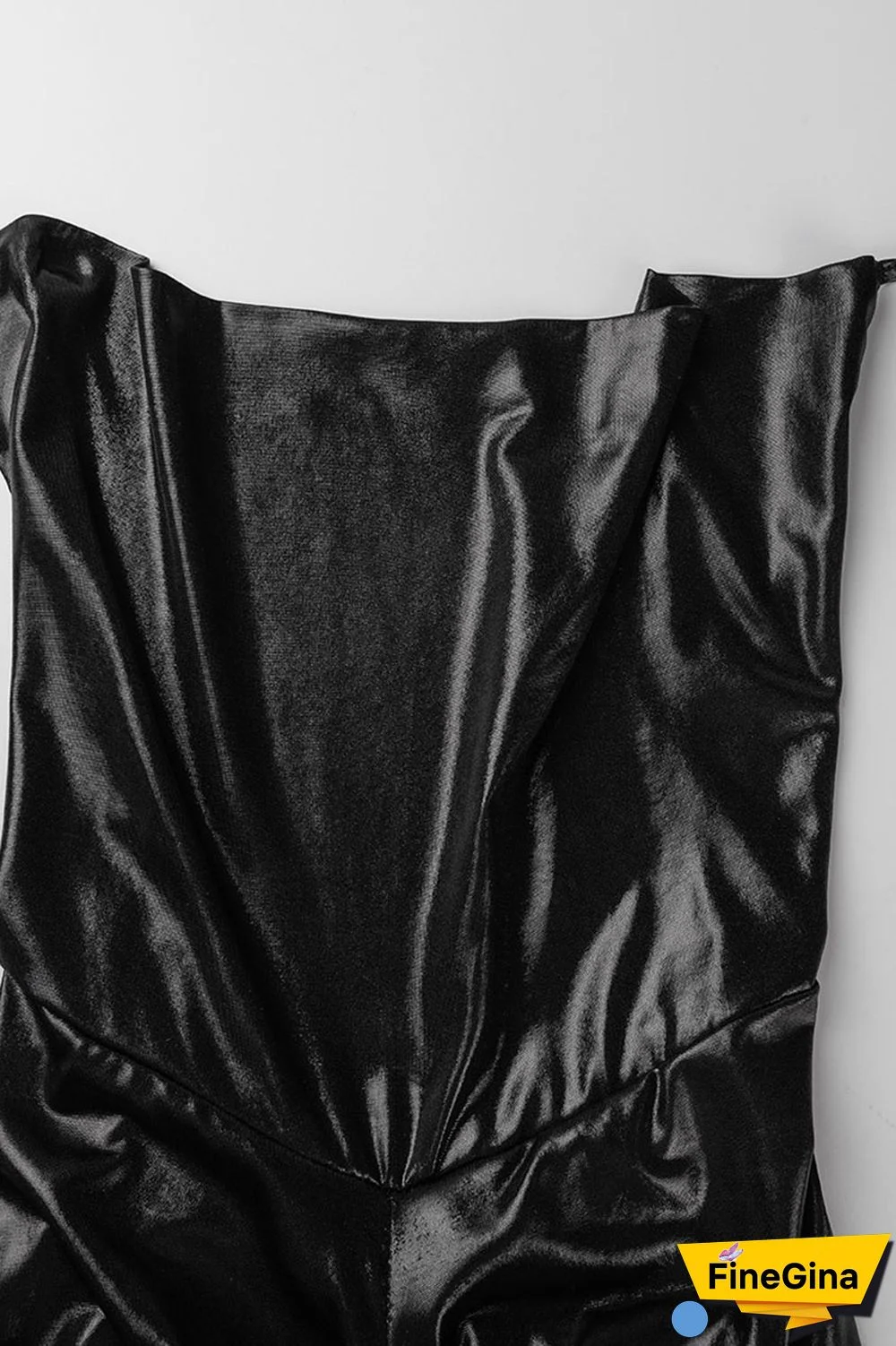 White Sexy Solid Patchwork Backless Fold Halter One Step Skirt Dresses