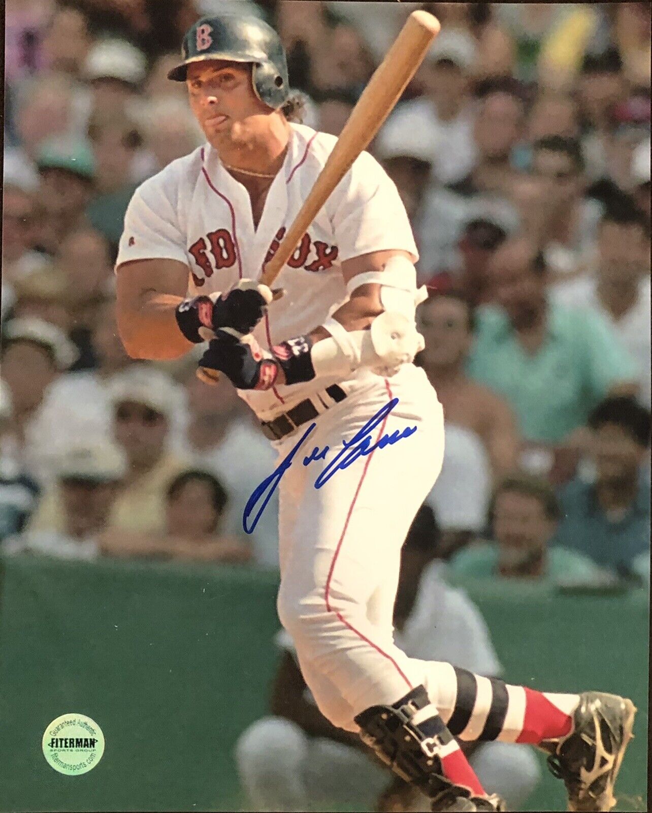 Jose Canseco BOSTON RED SOX Autographed 8x10 SIGNED Photo Poster painting Fiterman COA ROY MVP