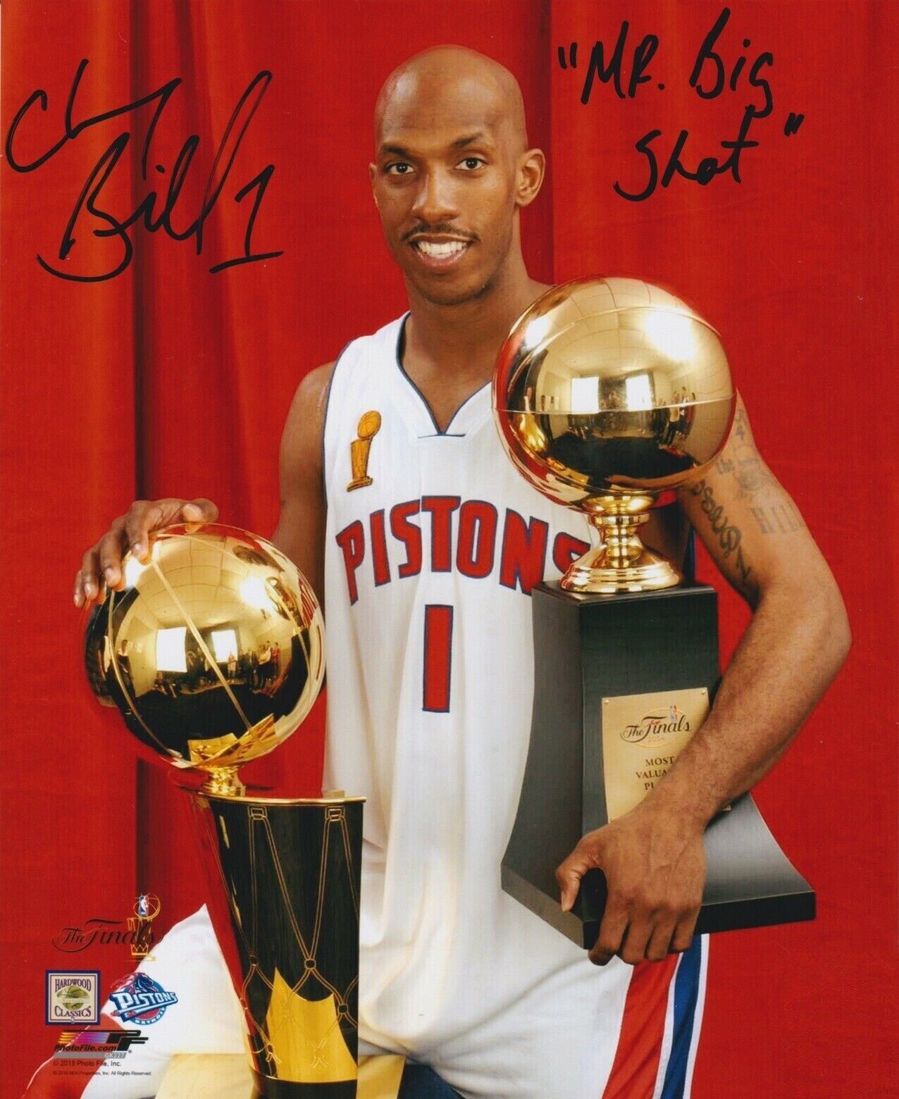 Chauncey Billups Autographed Signed 8x10 Photo Poster painting ( Pistons ) REPRINT