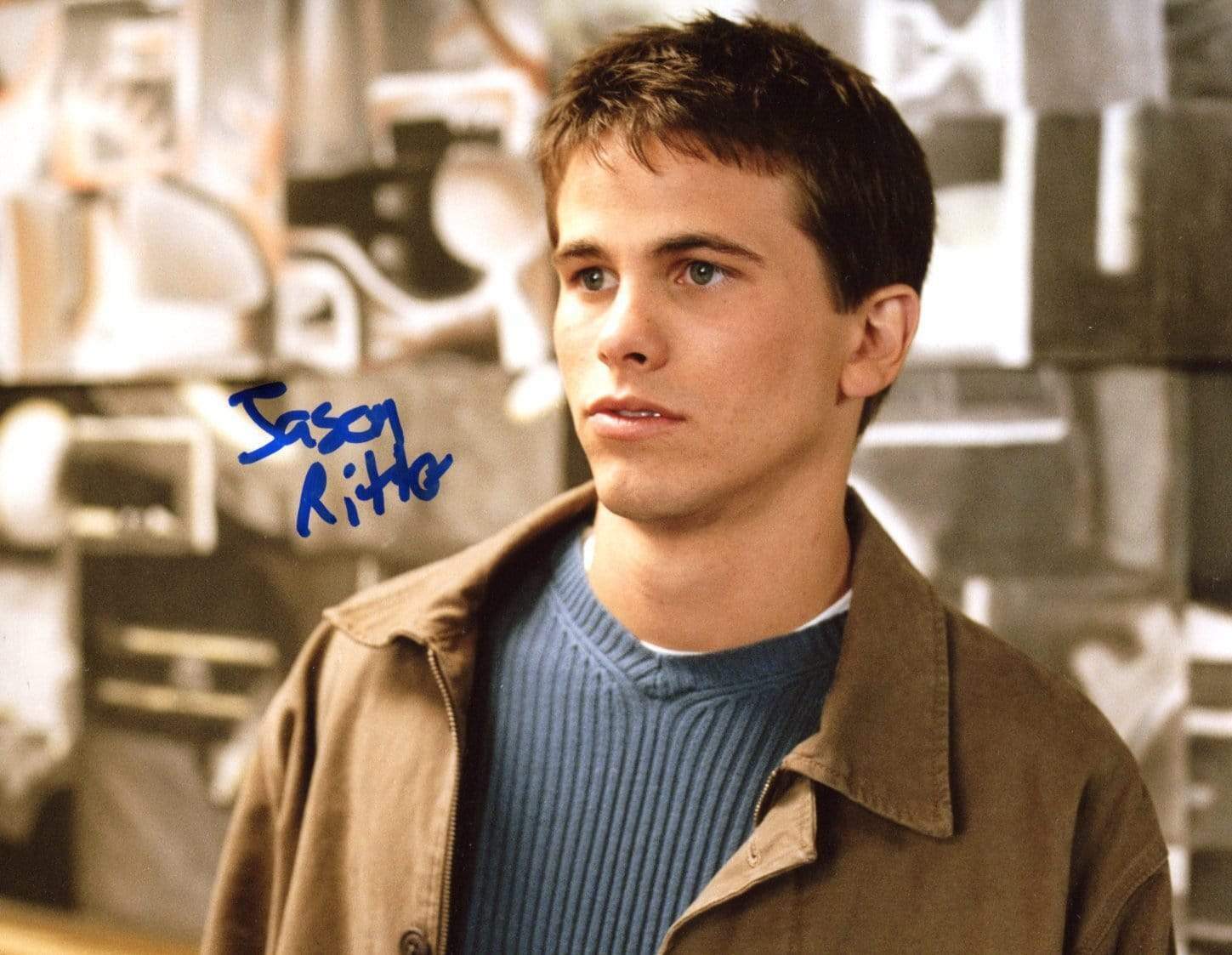 Jason Ritter ACTOR autograph, signed Photo Poster painting