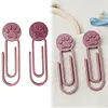 2 Pieces Diamond Painting Organizer Clamp with Anti-Roll and Fixed Design Clips for Diamond Art Cat Paw Shape Diamond Painting Accessories for Gem Art (Random Color A)