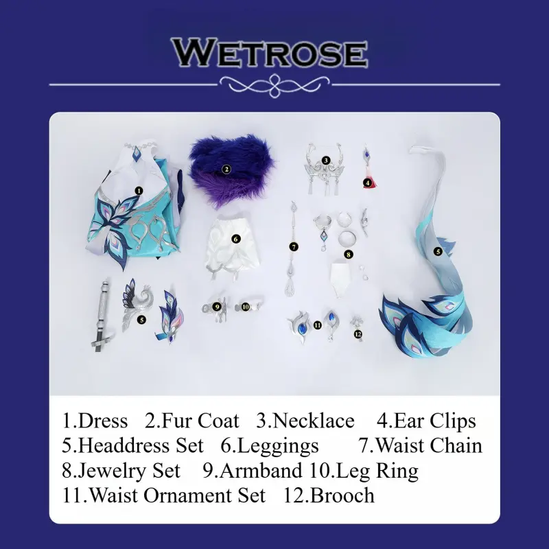 [Wetrose] Pre-Order Honkai Star Rail Yao Guang Game Outfit Cosplay Costume