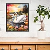 Swan - 11CT Stamped Cross Stitch 40*50cm/15.75*19.69in