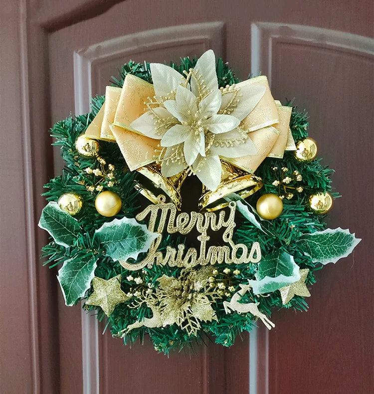 Christmas wreath for front door decoration
