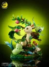 Natural Series Leafeon & Celebi & Chikorita & Shroomish & Cherubi - Pokemon Resin Statue - Moon Shadow Studios