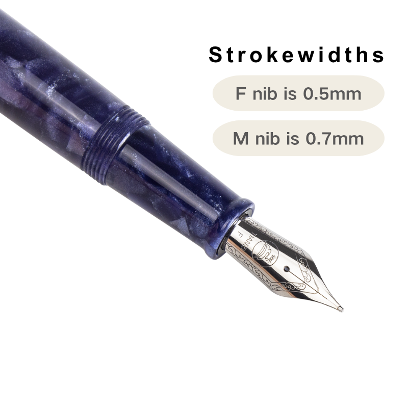 TIANZI T01 Piston-filling Fountain Pen in Mauve_Nib