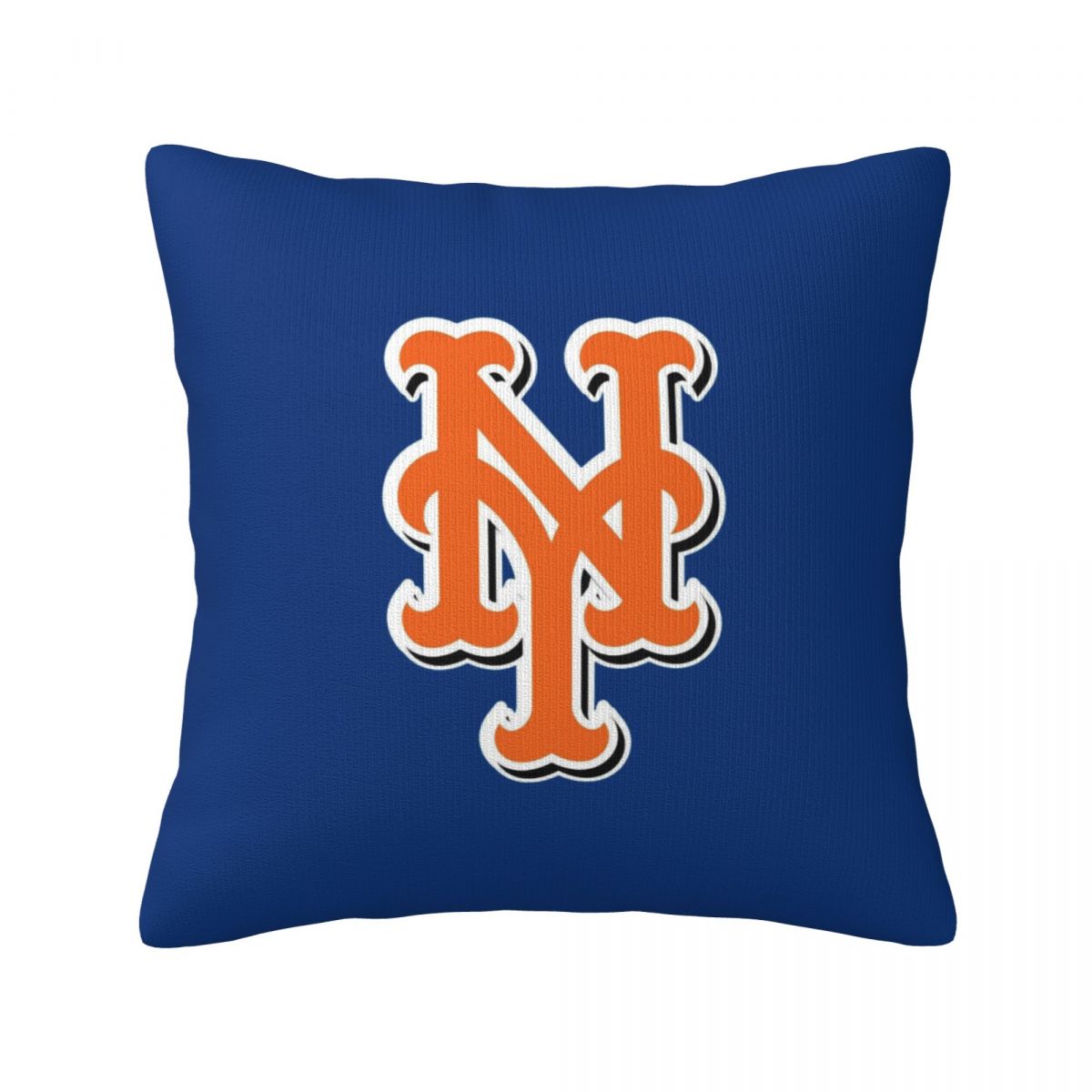 New York Mets Orange Logo Decorative Throw Pillow