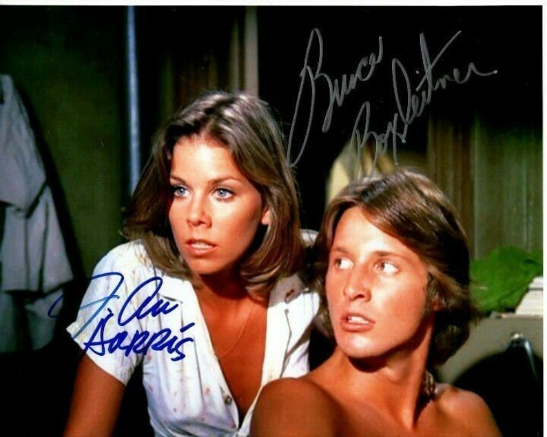 Jo ann harris and bruce boxleitner signed autographed 8x10 hawaii five-o Photo Poster painting