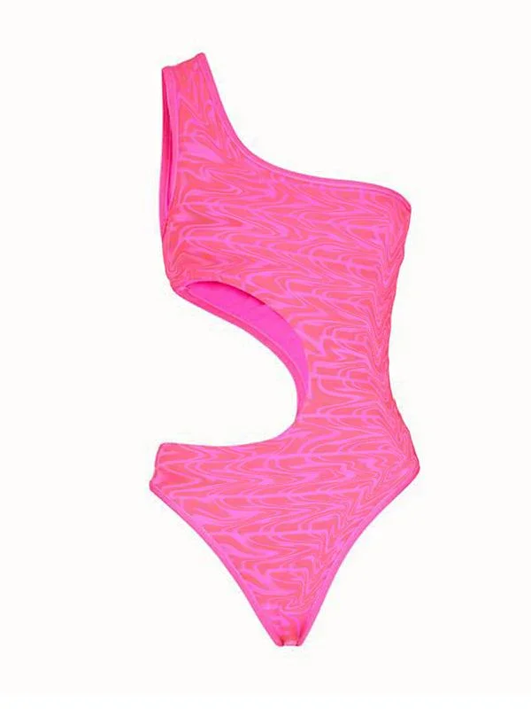 Hollow One-Piece Swimsuit