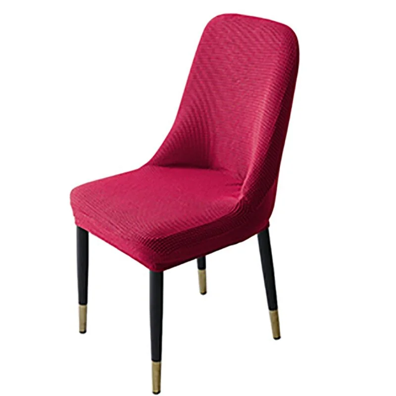 1/2/4/6pcs Polar Fleece High Back Chair Cover Stretch Washable Dining Chairs Covers Slipcover Office Chair Covers Christmas Home