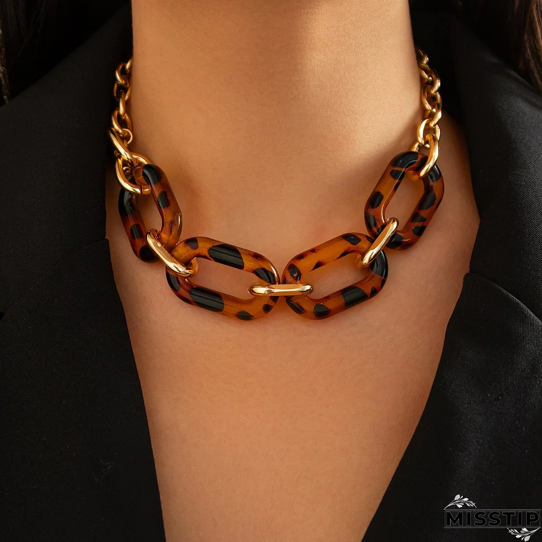 Women accessories style cross chain punk necklace