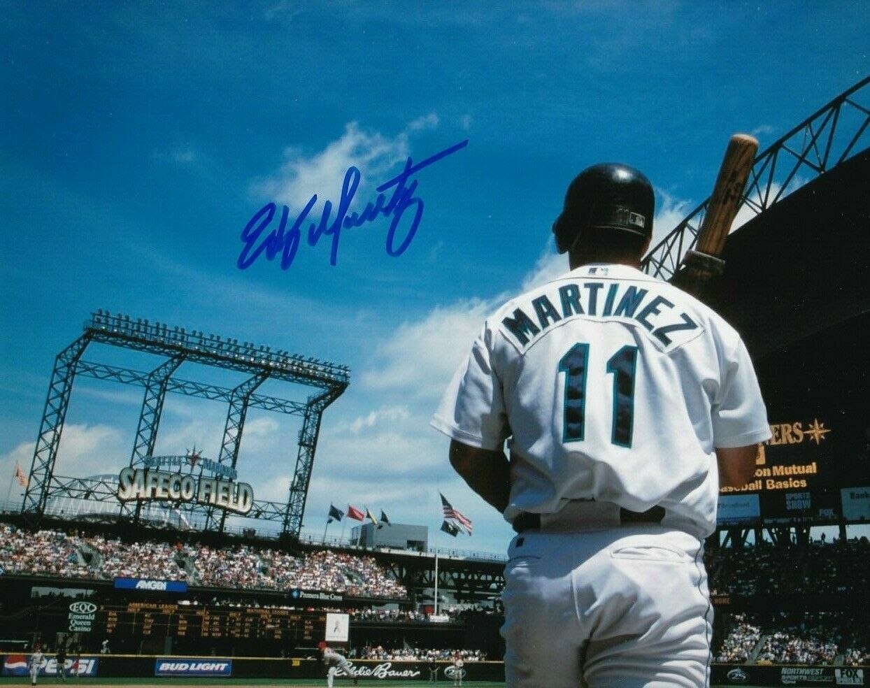 Edgar Martinez 8 x10 Autographed Signed Photo Poster painting ( Mariners HOF ) REPRINT