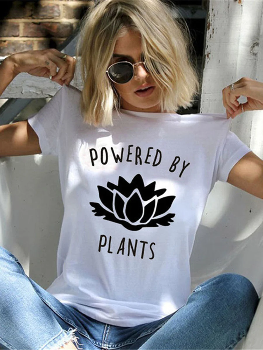 POWERED BY PLANTS T-shirt