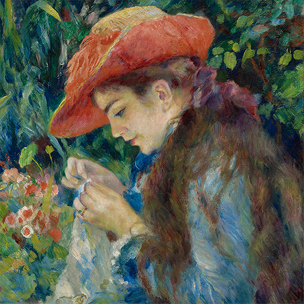 Woman-Paint by Numbers-16"x16"/40x40cm