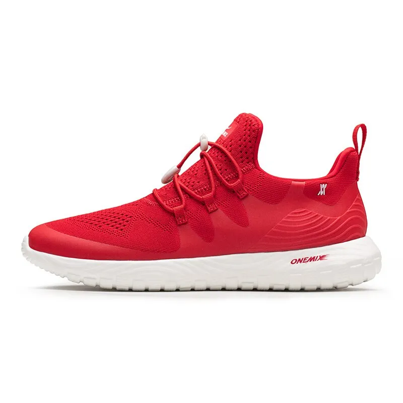 ONEMIX Air Mesh Men Sneakers 2020 New Blade Sole Men Running Shoes Breathable Slip On Women Sneaker Outdoor Jogging Traval Shoes