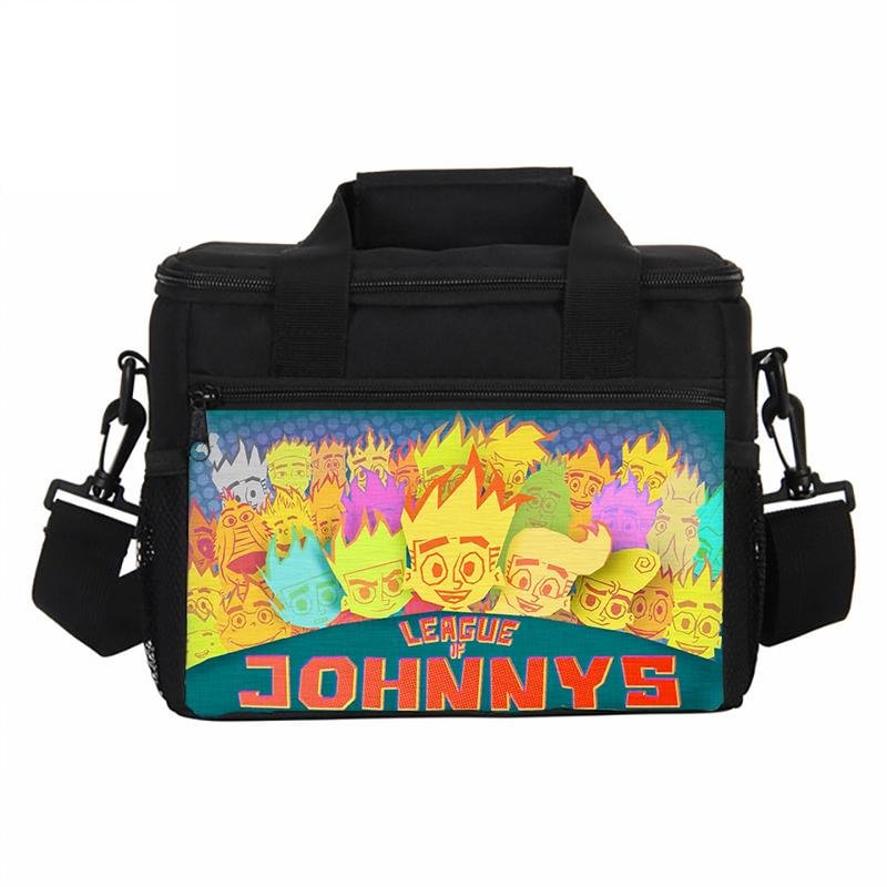 Johnny Test Portable Lunch Bag Multifunctional Storage Bag for Kids
