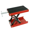 HTTMT- 1100LB 9" Red Wide Deck Motorcycle Center Scissor Lift Jack Platform 14.6" x 9" Hoist Stand Bikes ATV [P/N: ET-CAR-FIX012-BK+RED]