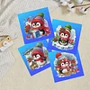 6pcs DIY Diamond Painting Grußkarte Set für Urlaub Segen Weihnachtsgeschenk